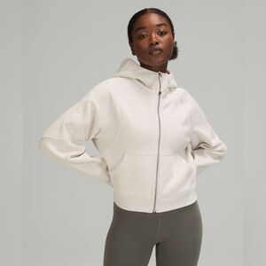 Lululemon Scuba Oversized Full Zip XS/S White Opal